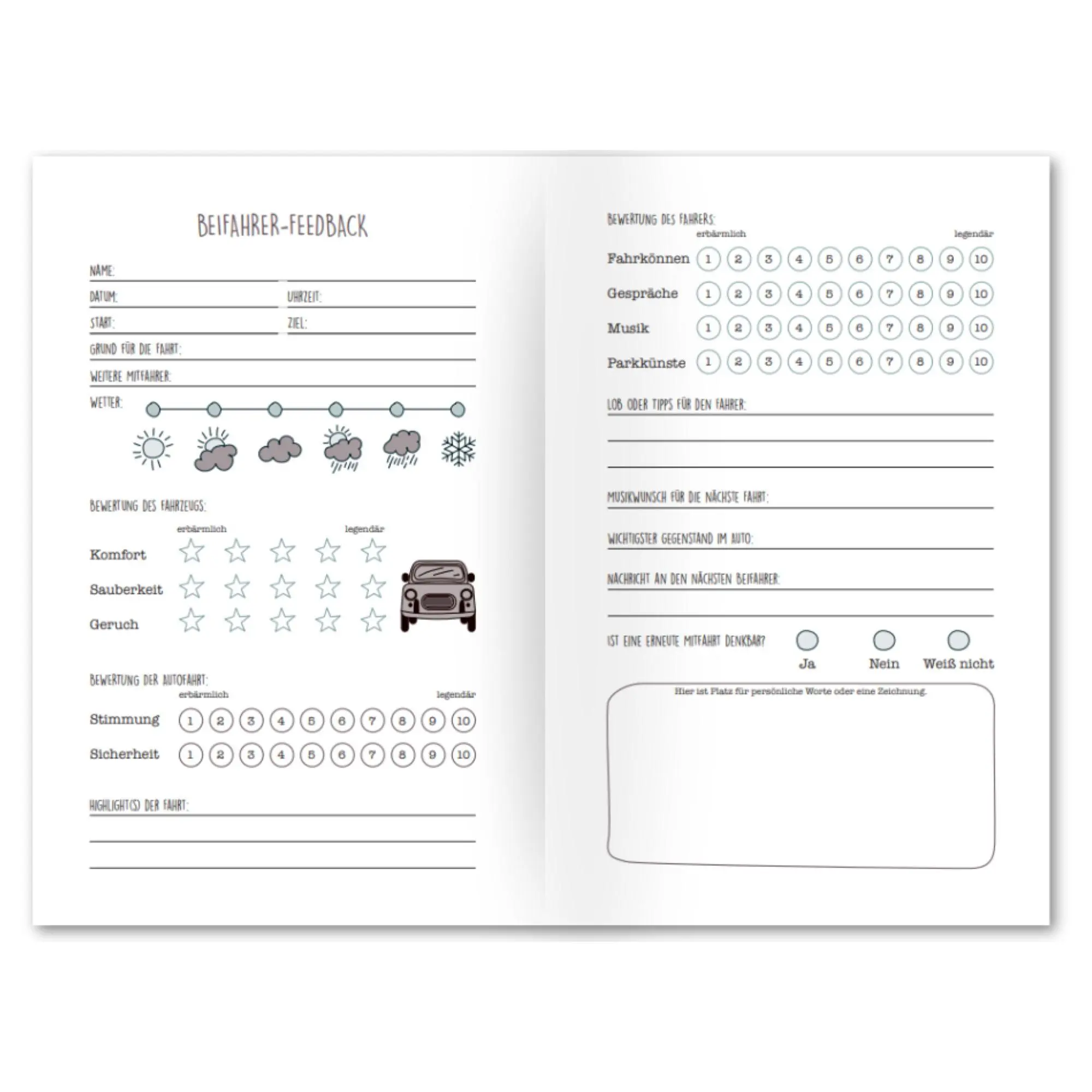 Bild: 9783690287142 | Beifahrer-Gästebuch zum 18. Geburtstag - Kreatives Auto-Gästebuch...