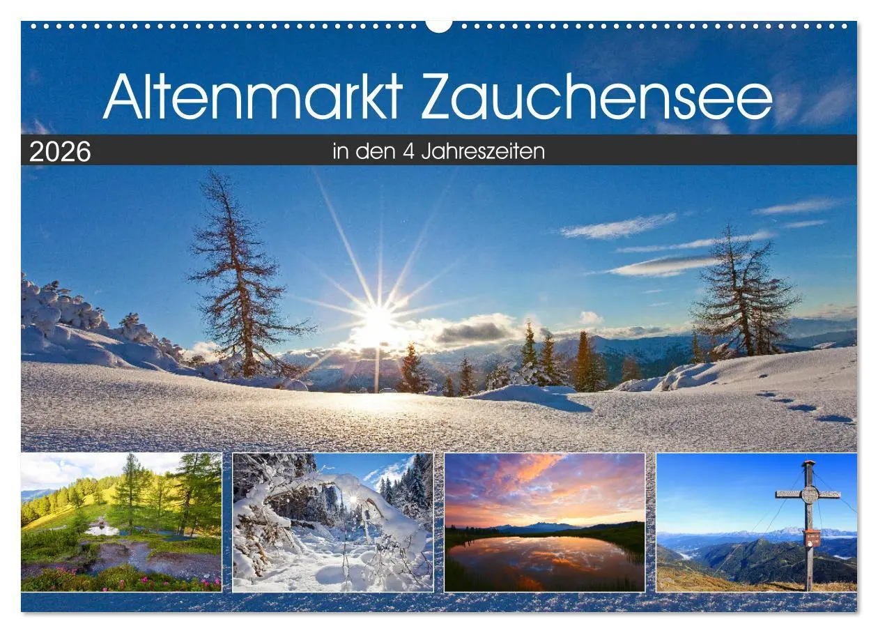 Cover: 9783457867242 | Altenmarkt Zauchensee (Wandkalender 2026 DIN A2 quer), CALVENDO...