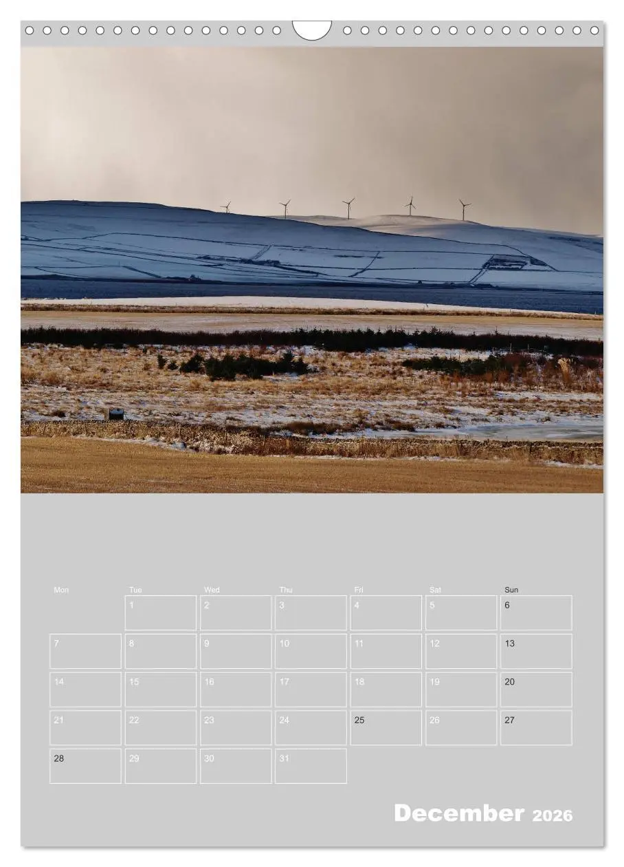 Bild: 9783516577242 | Orkney: A land with a view (Wall Calendar 2026 DIN A3 portrait),...