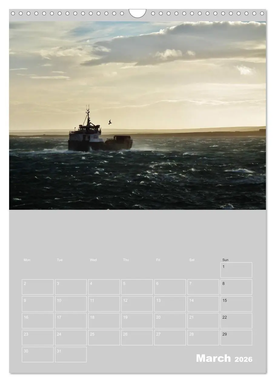 Bild: 9783516577242 | Orkney: A land with a view (Wall Calendar 2026 DIN A3 portrait),...