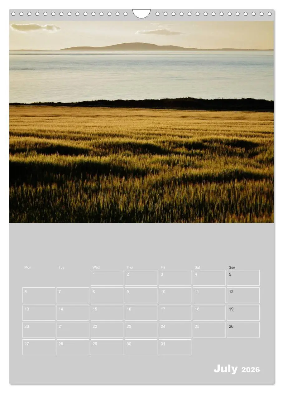 Bild: 9783516577242 | Orkney: A land with a view (Wall Calendar 2026 DIN A3 portrait),...