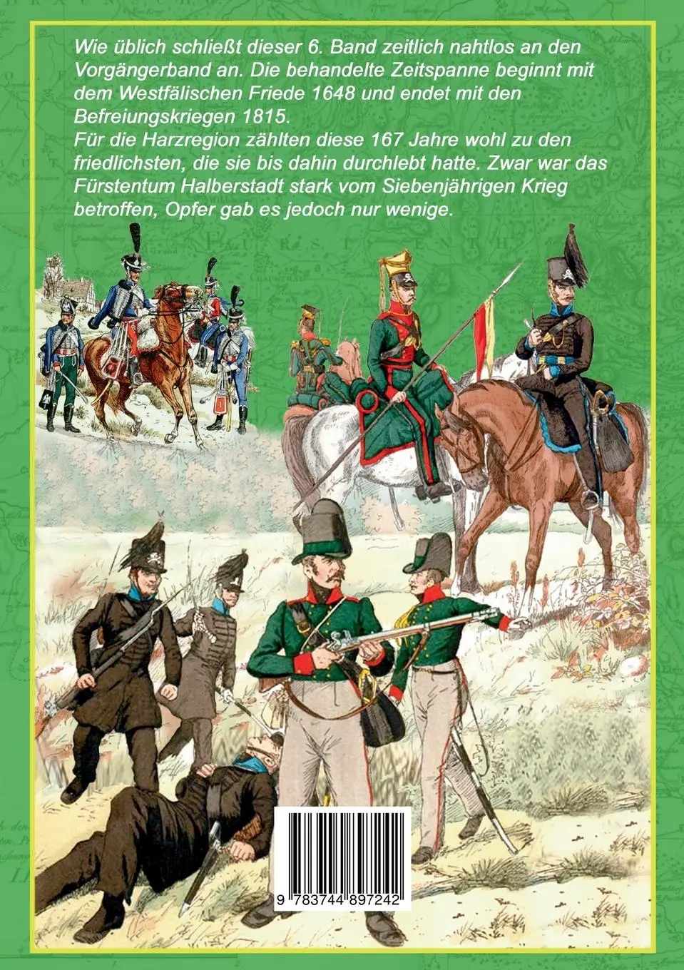 Rückseite: 9783744897242 | Die Harz-Geschichte 6 | Bernd Sternal | Taschenbuch | 156 S. | Deutsch