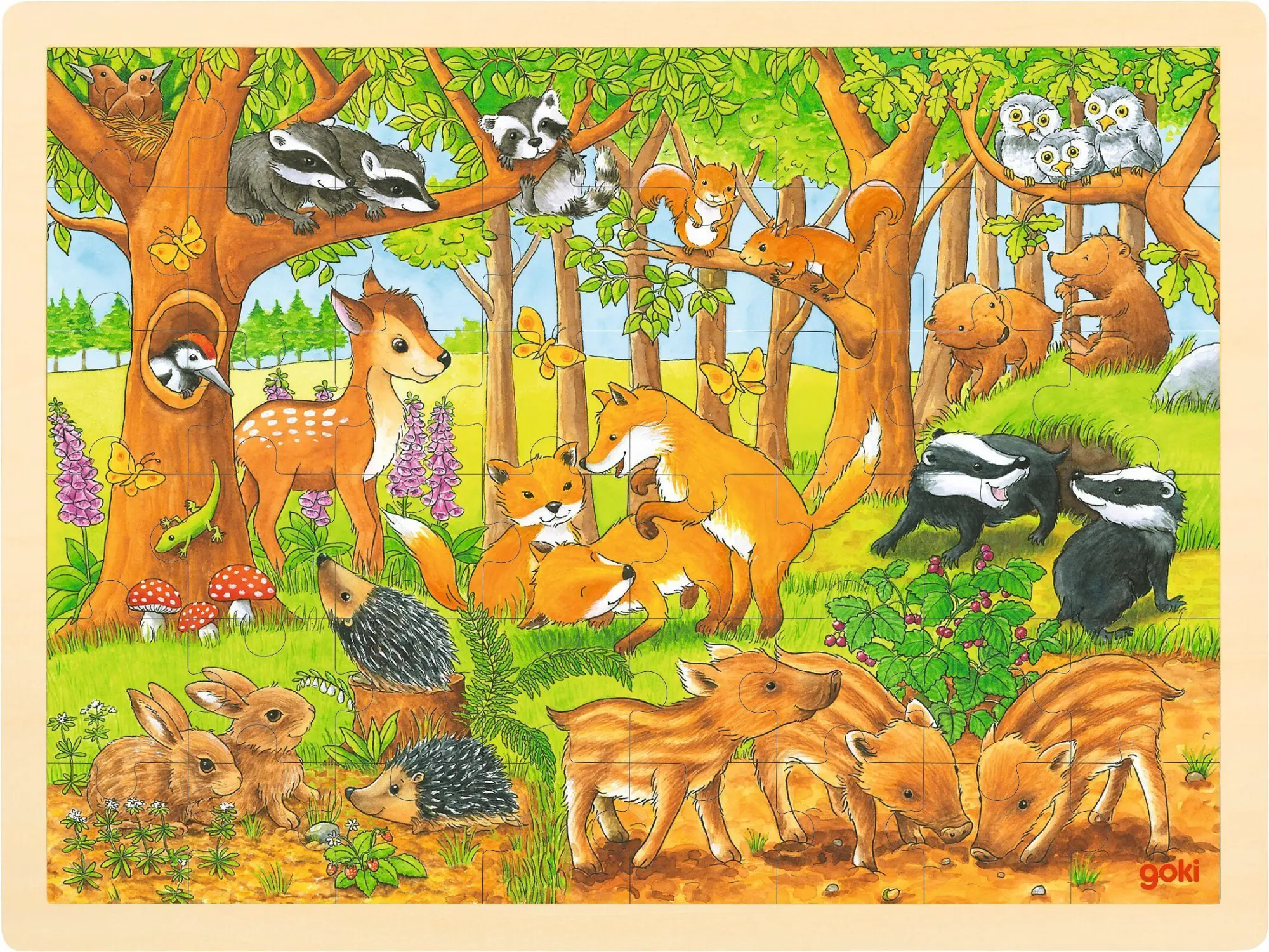 Cover: 4013594577342 | Einlegepuzzle Tierkinder im Wald | Spiel | 57734 | Deutsch | 2025