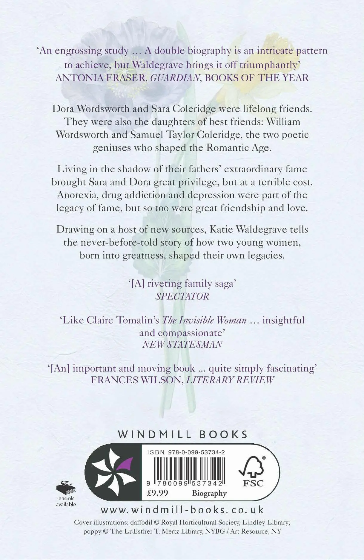 Rückseite: 9780099537342 | The Poets Daughters | Katie Waldegrave | Taschenbuch | Englisch | 2014