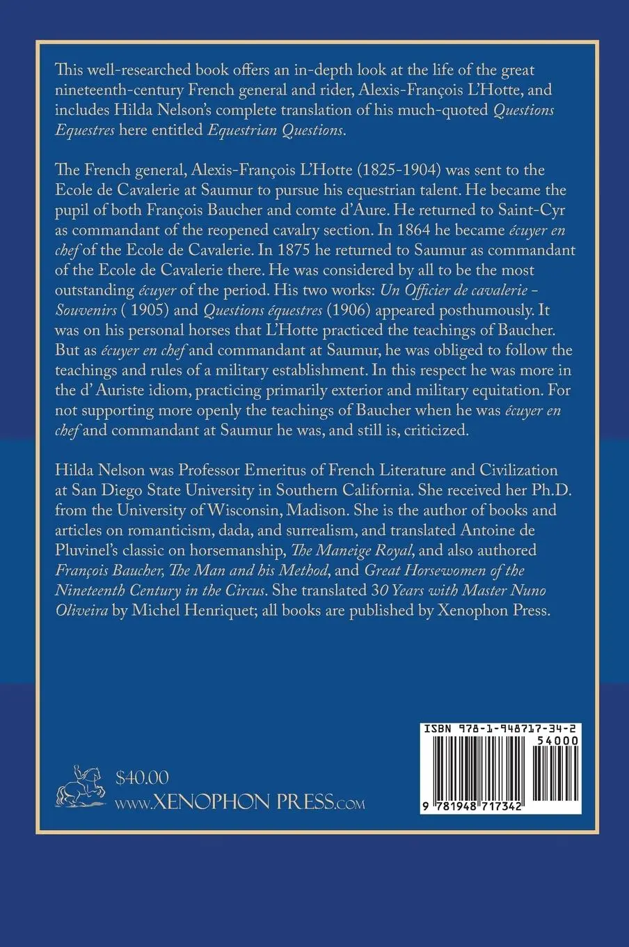 Rückseite: 9781948717342 | The Quest for Lightness in Equitation and Equestrian Questions...