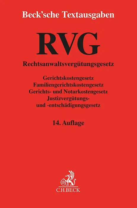 Cover: 9783406817342 | RVG | Norbert Schneider | Taschenbuch | Beck´sche Textausgaben | XXXIV