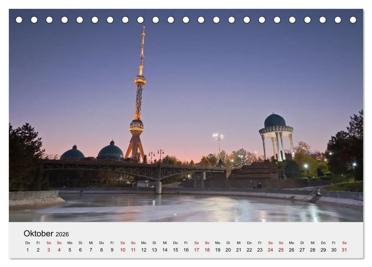 Bild: 9783516707342 | Usbekistan entlang der Seidenstraße (Tischkalender 2026 DIN A5...