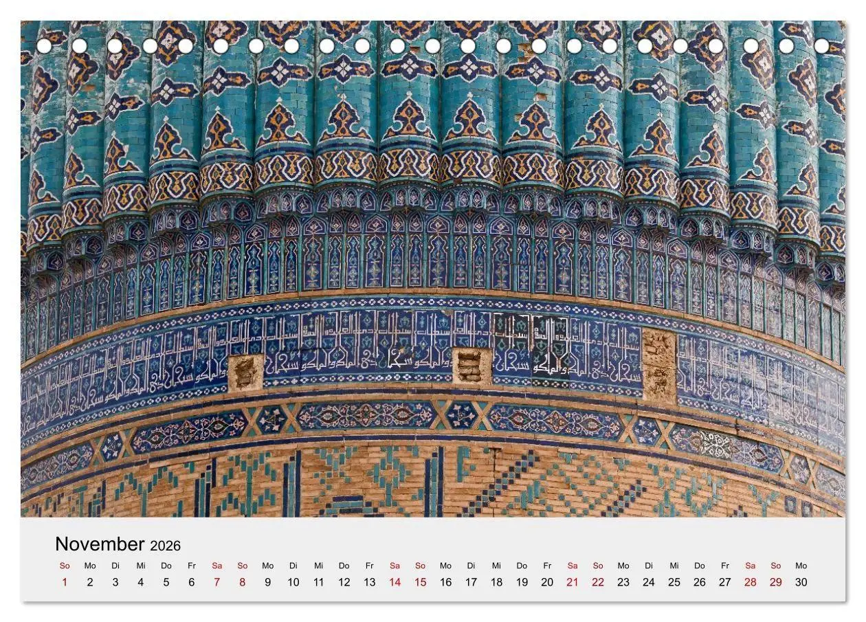 Bild: 9783516707342 | Usbekistan entlang der Seidenstraße (Tischkalender 2026 DIN A5...