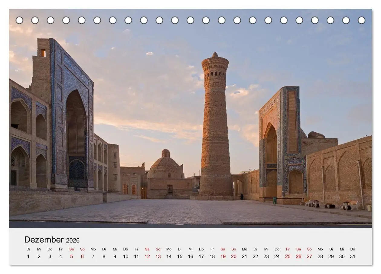 Bild: 9783516707342 | Usbekistan entlang der Seidenstraße (Tischkalender 2026 DIN A5...