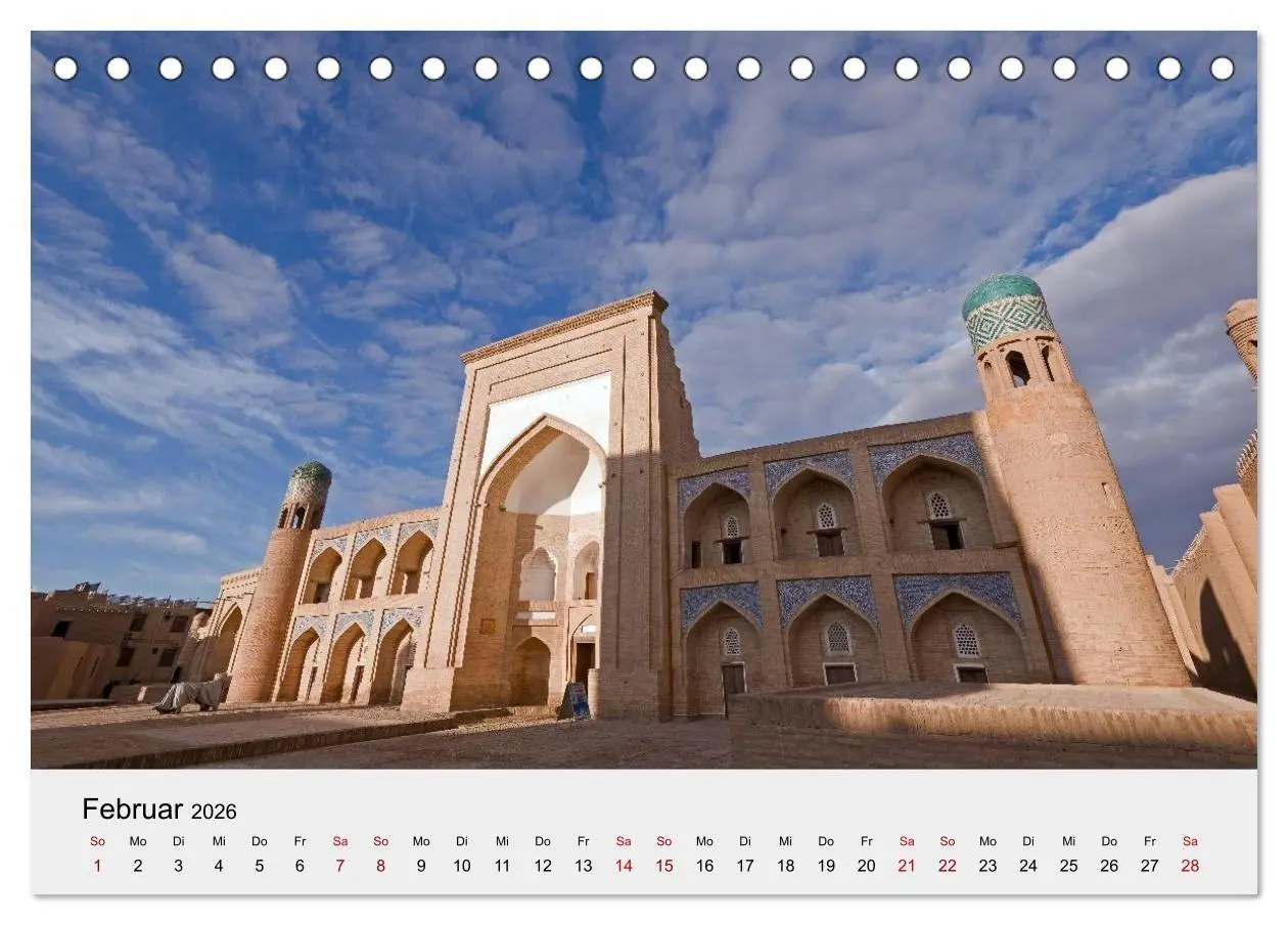 Bild: 9783516707342 | Usbekistan entlang der Seidenstraße (Tischkalender 2026 DIN A5...