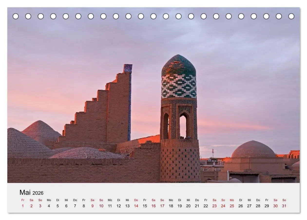 Bild: 9783516707342 | Usbekistan entlang der Seidenstraße (Tischkalender 2026 DIN A5...