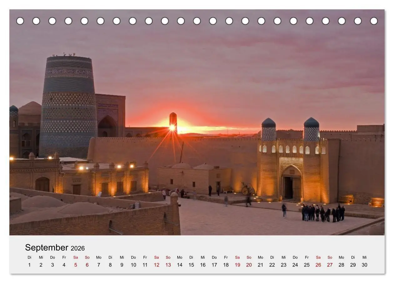 Bild: 9783516707342 | Usbekistan entlang der Seidenstraße (Tischkalender 2026 DIN A5...