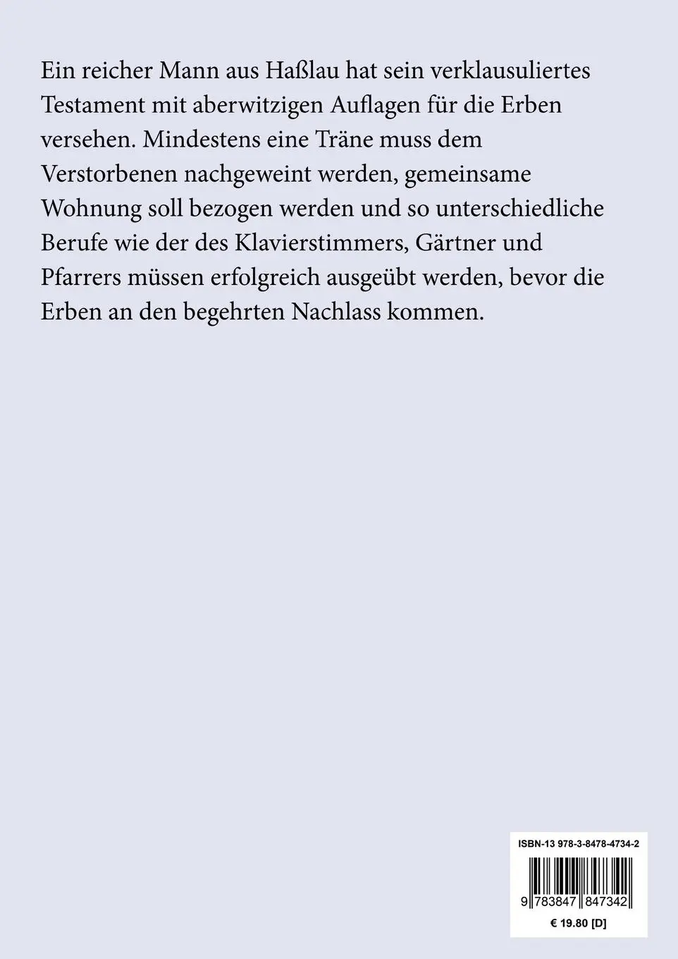 Rückseite: 9783847847342 | Flegeljahre (Großdruck) | Eine Biographie | Jean Paul | Taschenbuch