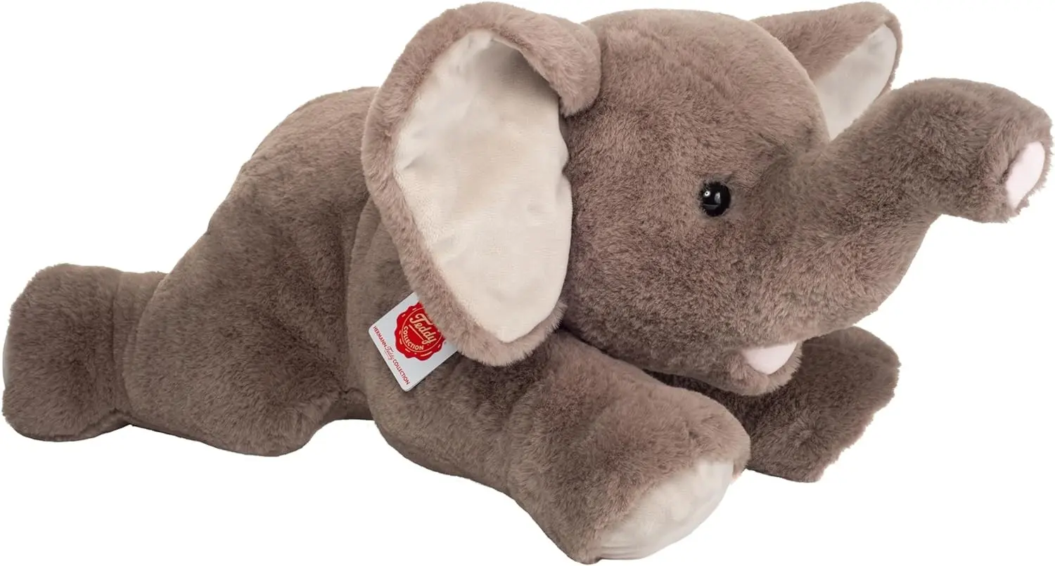 Cover: 4004510907442 | Teddy Hermann 907442 - Elefant liegend, Plüschtier, 55 cm | Deutsch