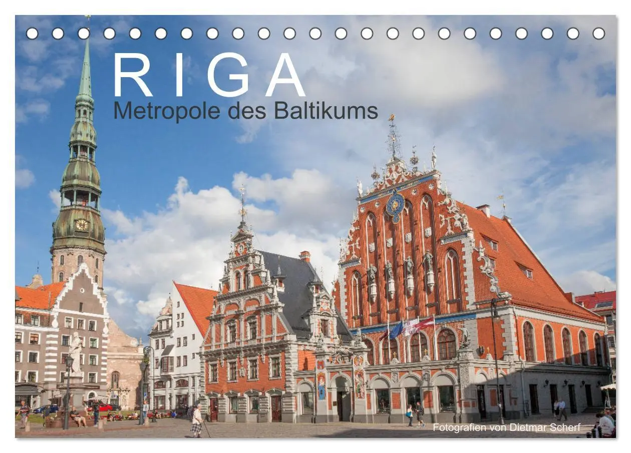Cover: 9783435377442 | Riga - Metropole des Baltikums (Tischkalender 2025 DIN A5 quer),...