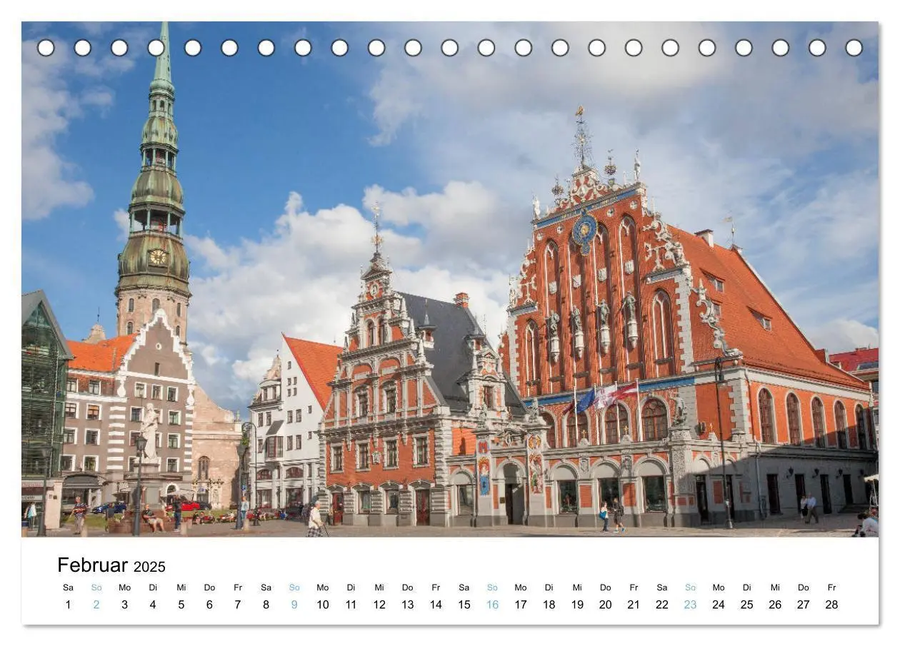 Bild: 9783435377442 | Riga - Metropole des Baltikums (Tischkalender 2025 DIN A5 quer),...