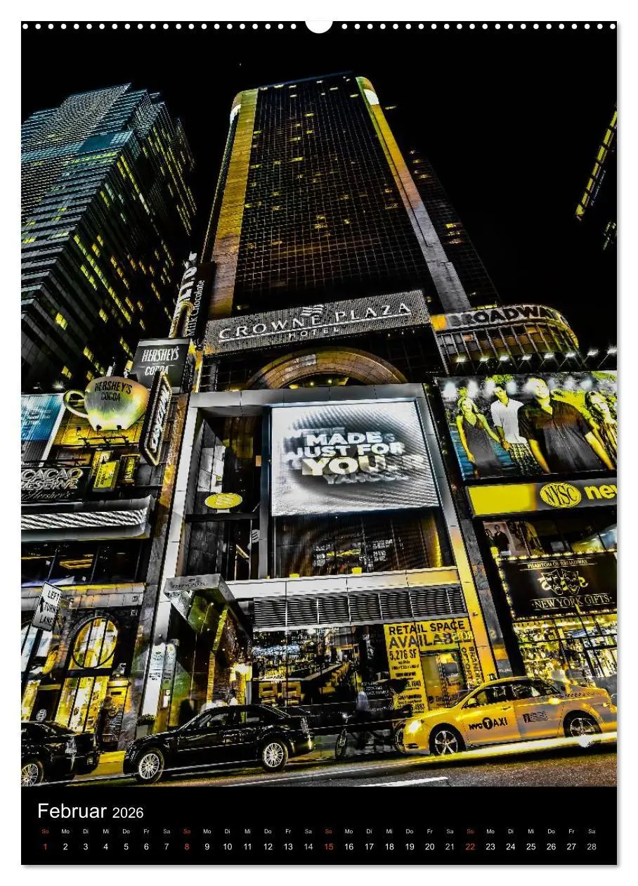 Bild: 9783516487442 | NEW YORK - street view (hochwertiger Premium Wandkalender 2026 DIN...