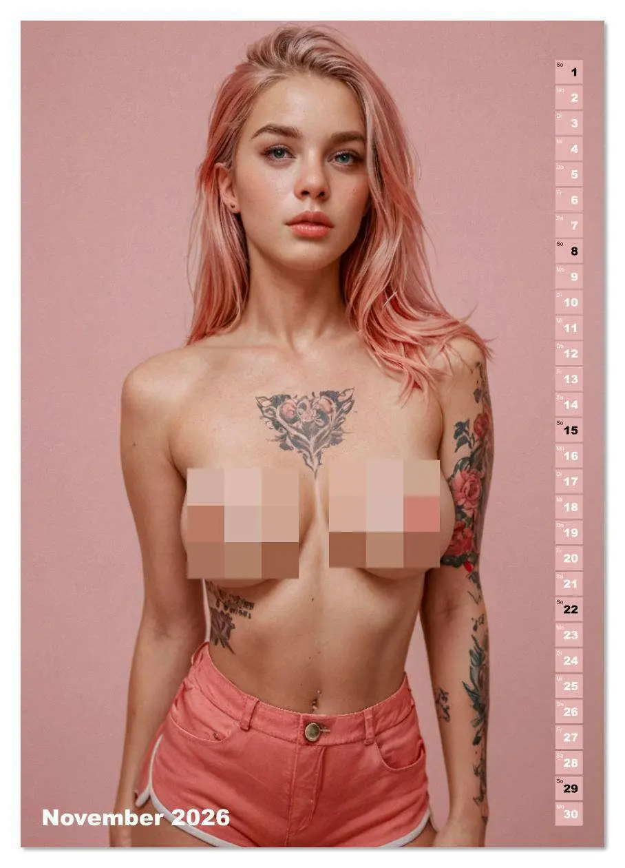 Bild: 9783516627442 | NACKTE BRÜSTE - Unzensierte Frauen mit Tattoo (hochwertiger Premium...