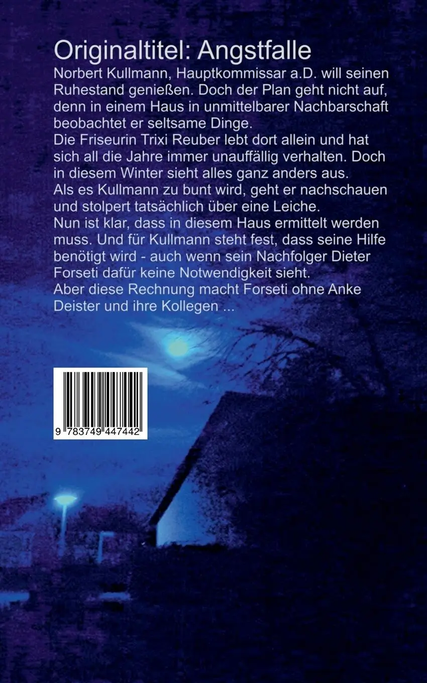 Rückseite: 9783749447442 | Kullmann stolpert über eine Leiche | Kullmann-Reihe 4 | Elke Schwab