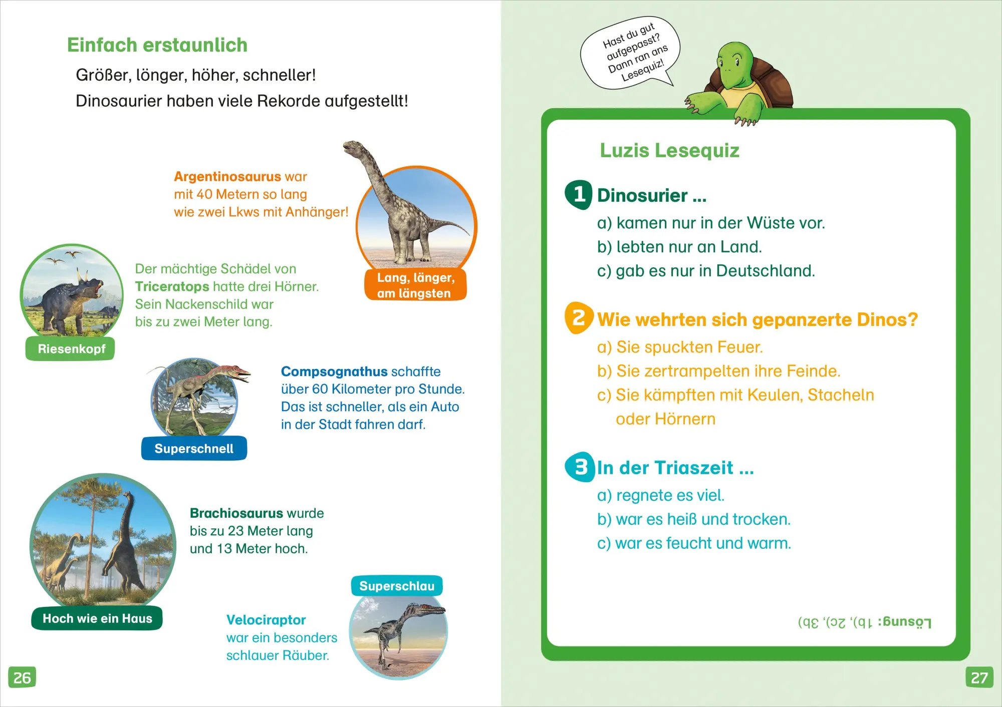 Bild: 9783788677442 | WAS IST WAS Erstes Lesen. Dinosaurier | Karin Bischoff | Buch | 64 S.