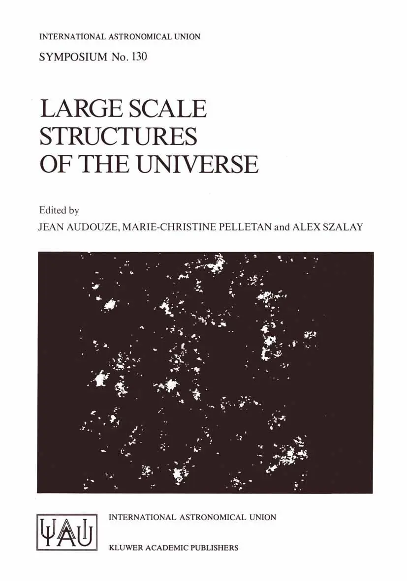 Cover: 9789027727442 | Large Scale Structures of the Universe | J. Audouze (u. a.) | Buch