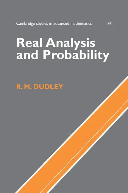 Cover: 9780521007542 | Real Analysis and Probability | R. M. Dudley | Taschenbuch | Englisch Cover: 9780521007542 | Real Analysis and Probability | R. M. Dudley | Taschenbuch | Englisch