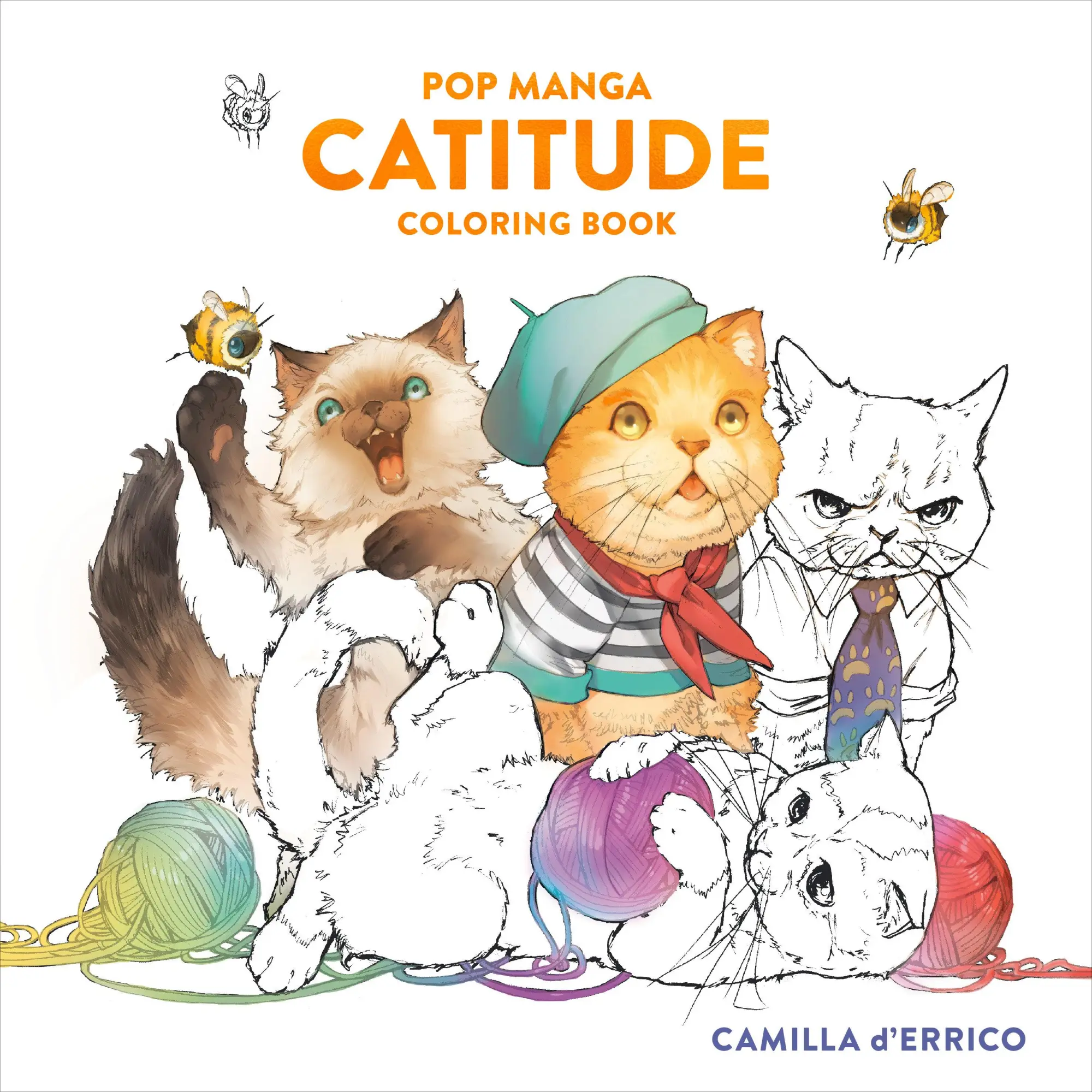 Cover: 9780593837542 | Pop Manga Catitude Coloring Book | Camilla D'Errico | Taschenbuch