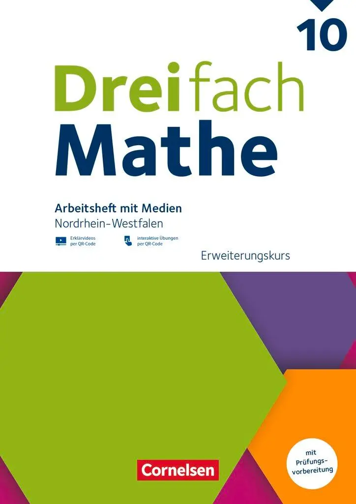 Cover: 9783060437542 | Dreifach Mathe 10. Schuljahr - Erweiterungskurs -...