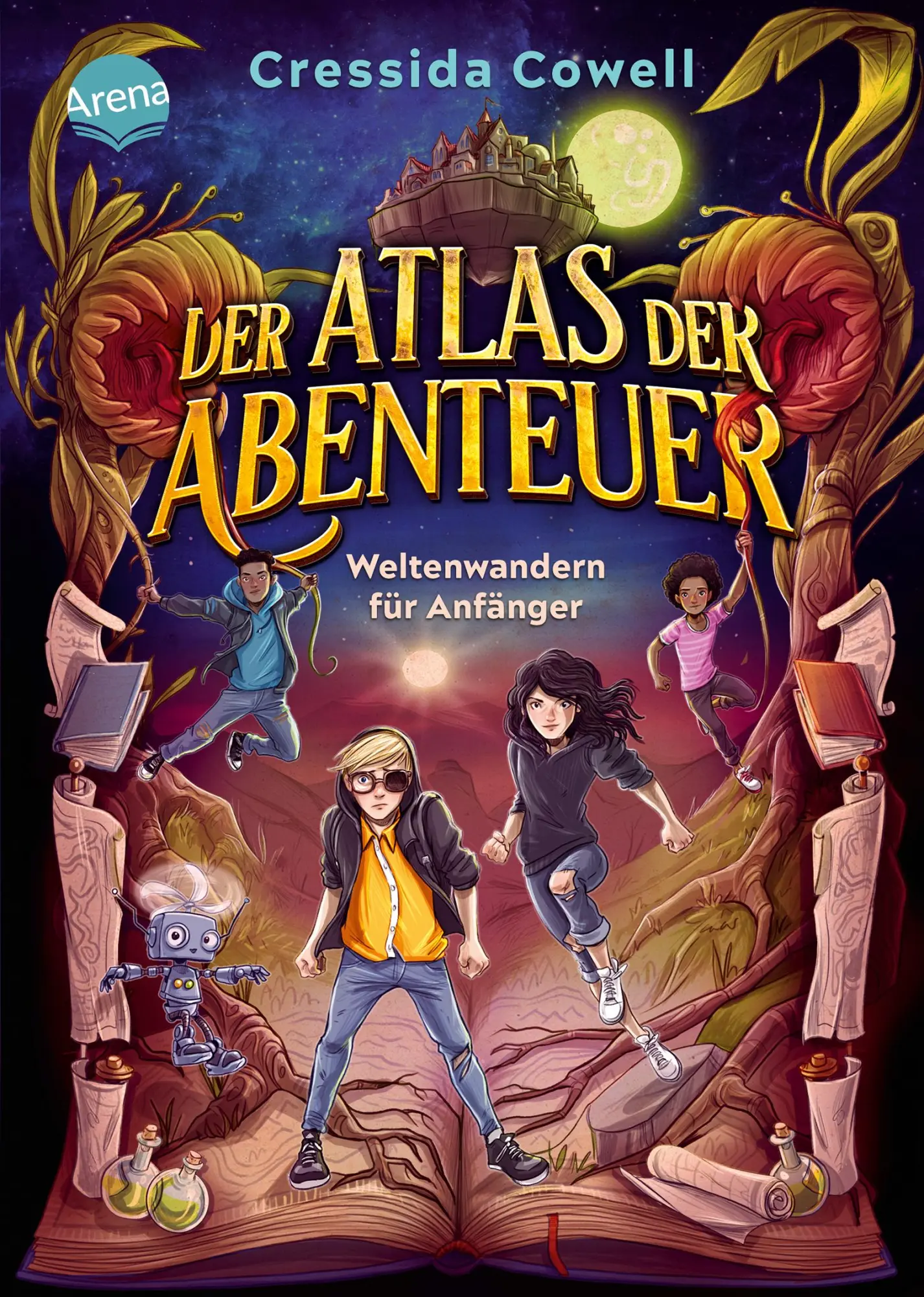 Cover: 9783401607542 | Der Atlas der Abenteuer (1). Weltenwandern für Anfänger | Cowell