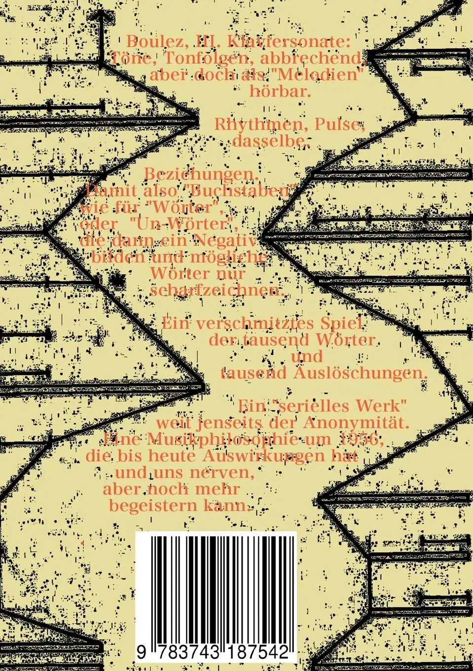 Rückseite: 9783743187542 | Struktur und Ästhetik bei Boulez | Manfred Stahnke | Taschenbuch