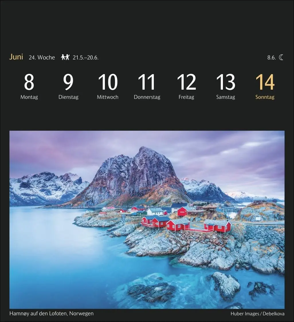 Bild: 9783840037542 | Die Welt in Farben Postkartenkalender 2026 - Kalender mit 53...