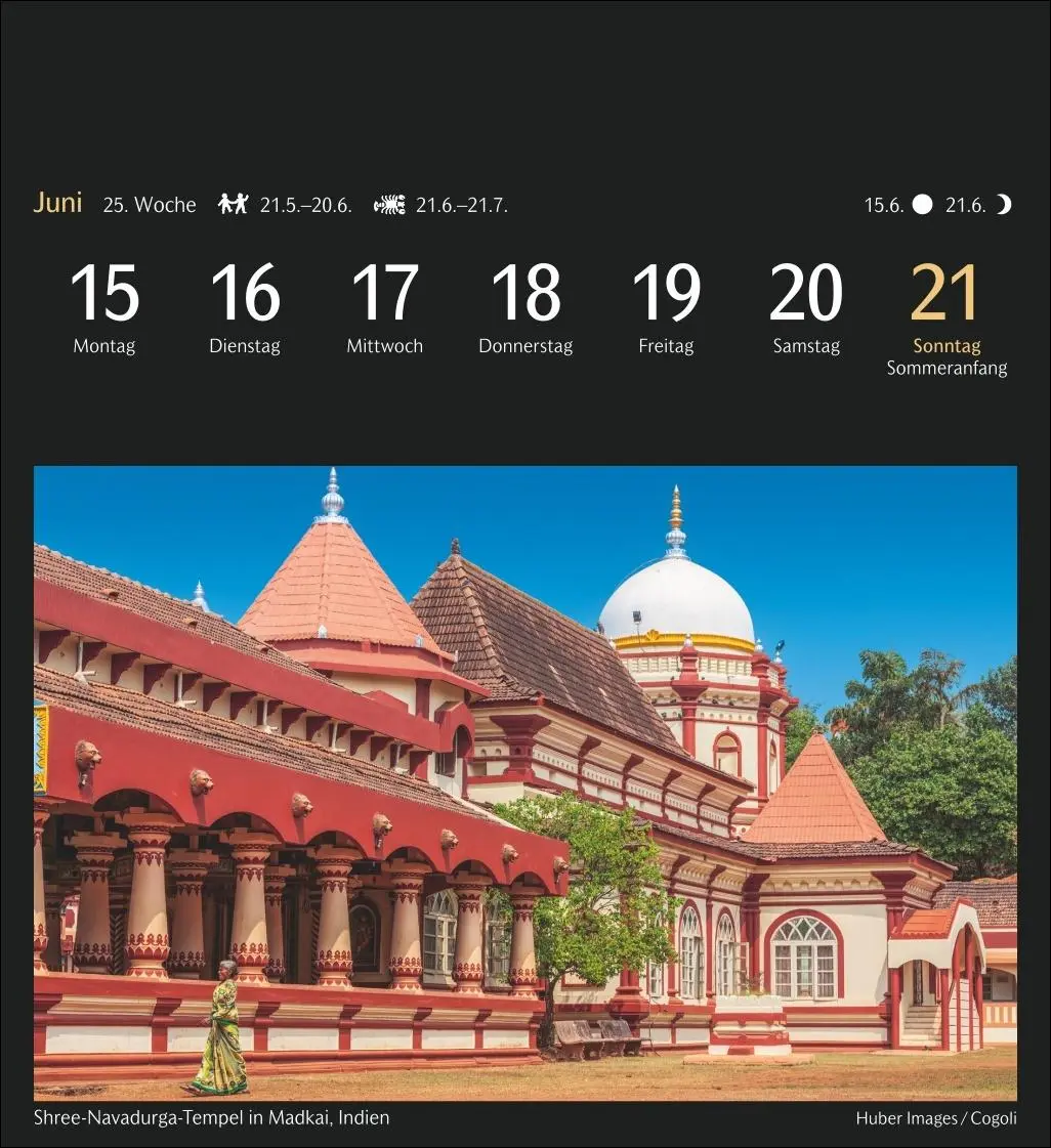 Bild: 9783840037542 | Die Welt in Farben Postkartenkalender 2026 - Kalender mit 53...