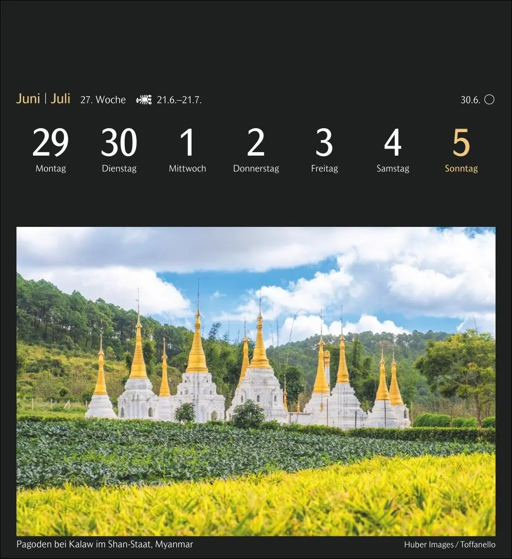 Bild: 9783840037542 | Die Welt in Farben Postkartenkalender 2026 - Kalender mit 53...