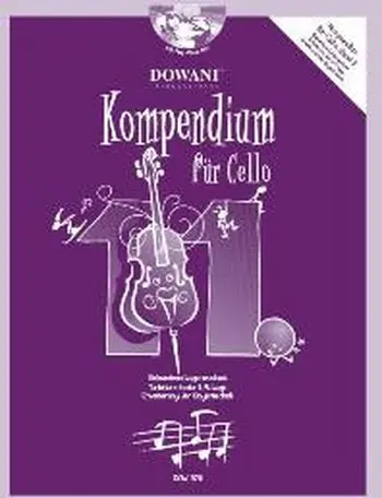Cover: 9783905477542 | Kompendium für Violoncello Band 11 (+2 CD's) für 1-2 Violoncelli...