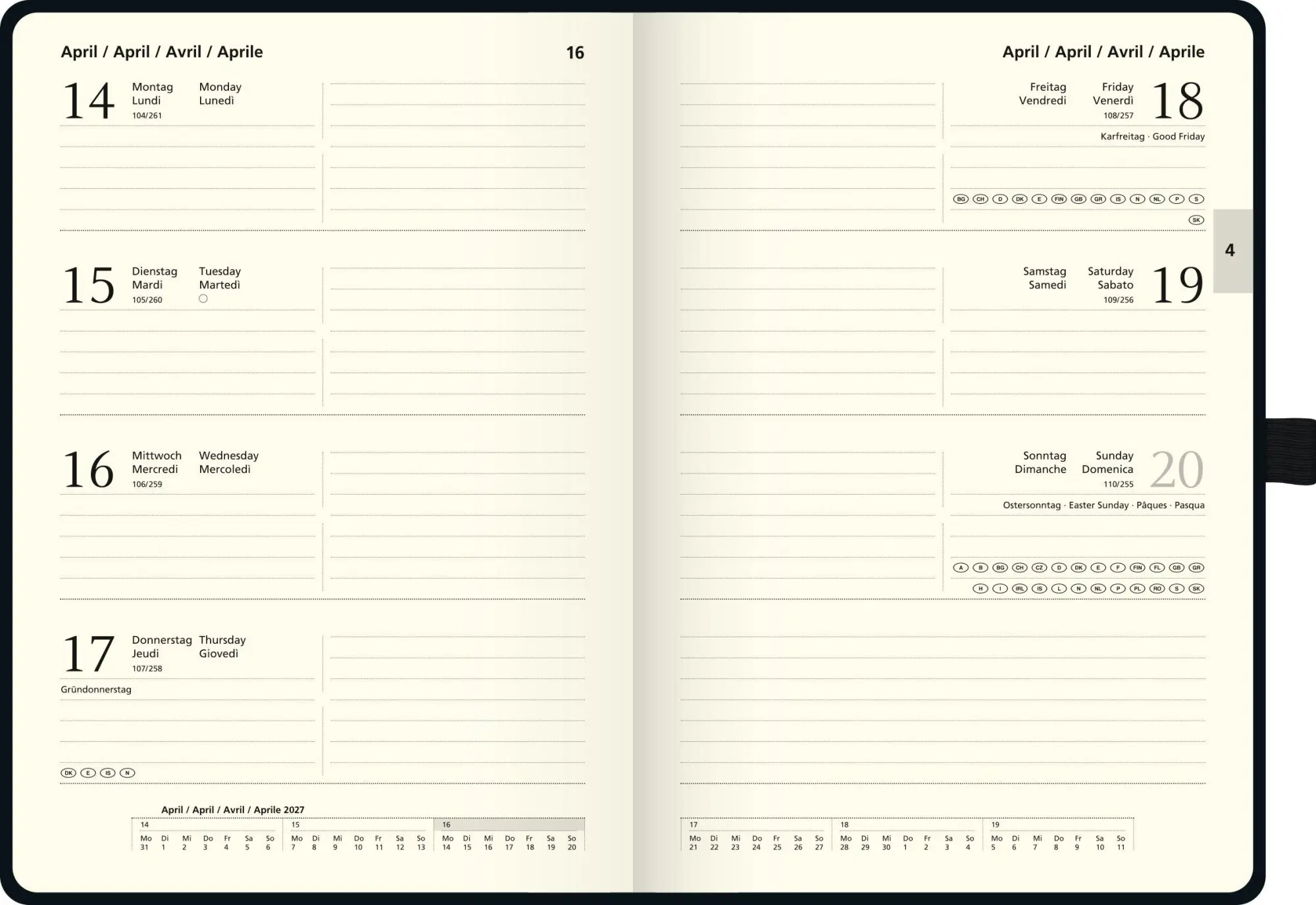 Bild: 4061947157642 | BRUNNEN 1079166267 Buchkalender Kompagnon Mod. 791 66 2027 A5,...