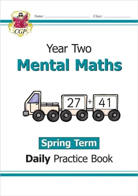 Cover: 9781789087642 | KS1 Mental Maths Year 2 Daily Practice Book: Spring Term | Cgp Books