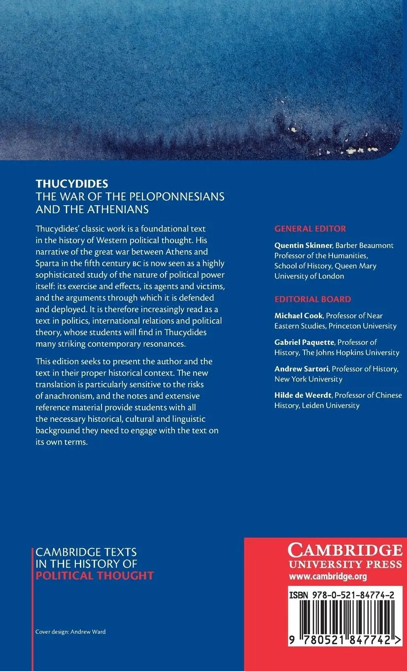 Rückseite: 9780521847742 | Thucydides | Thucydides | Buch | Englisch | 2015 | EAN 9780521847742