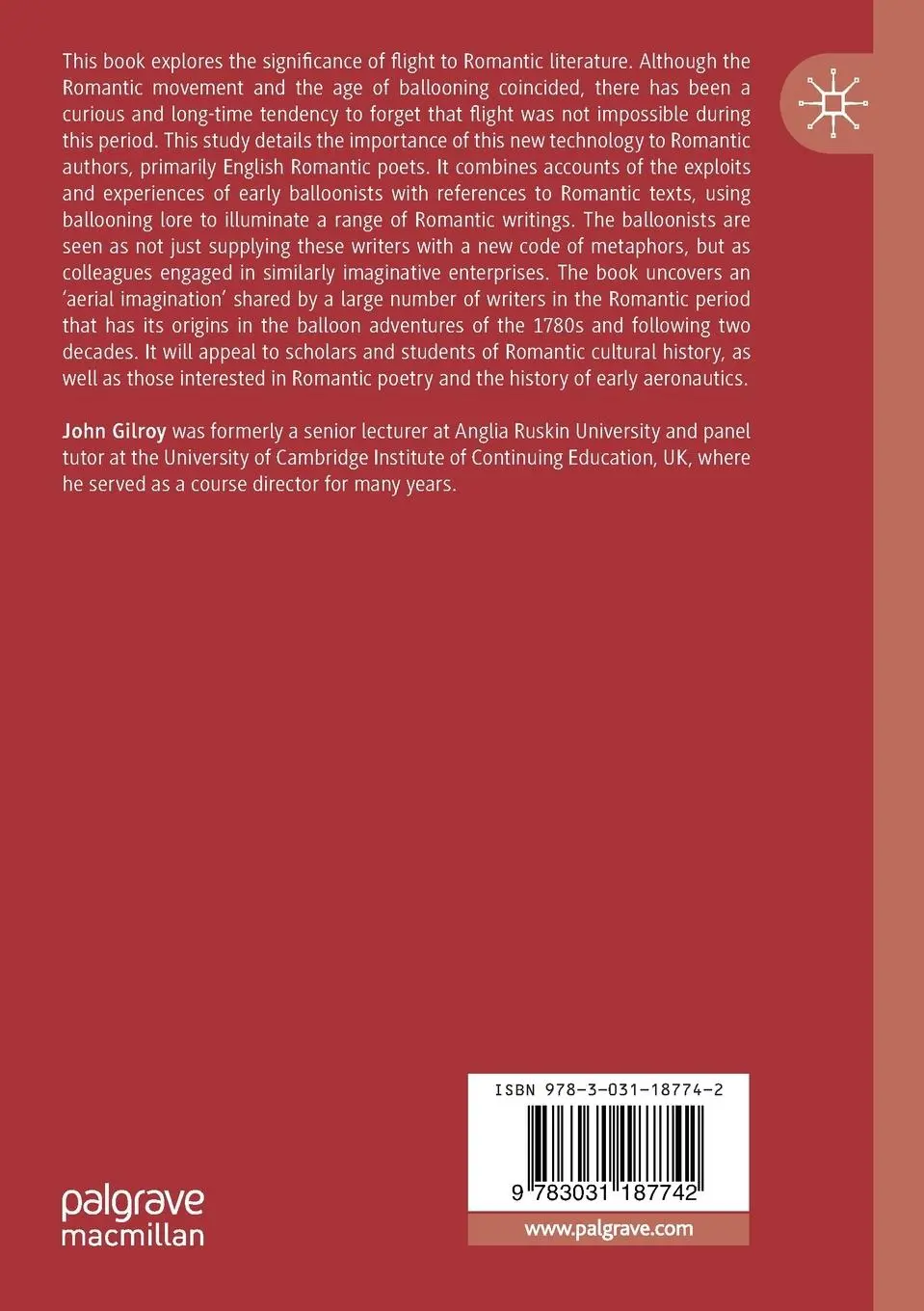 Rückseite: 9783031187742 | Romantics and the Era of Early Flight | John Gilroy | Taschenbuch