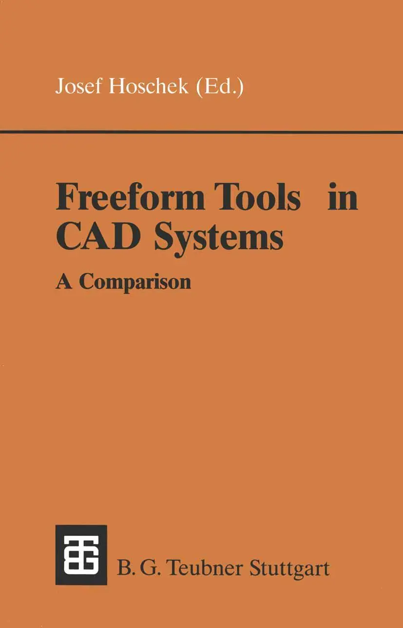 Cover: 9783322867742 | Freeform Tools in CAD Systems | A Comparison | Josef Hoschek | Buch
