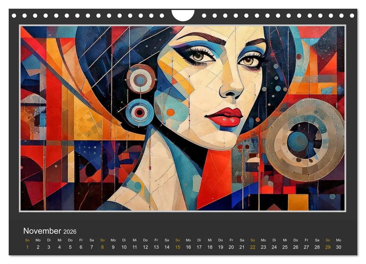 Bild: 9783457297742 | Frauenporträts mit dekonstruktivem Ansatz (Wandkalender 2026 DIN A4...