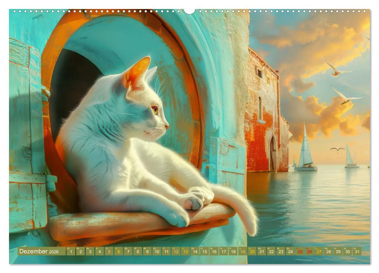 Bild: 9783457367742 | Theatralische surreale Szenen im venezianischen Stil (Wandkalender...