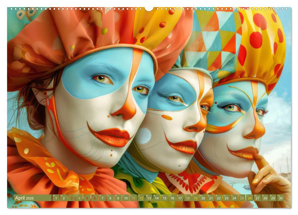 Bild: 9783457367742 | Theatralische surreale Szenen im venezianischen Stil (Wandkalender...