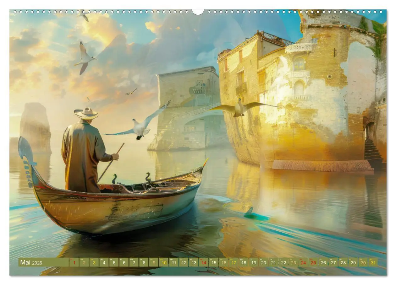 Bild: 9783457367742 | Theatralische surreale Szenen im venezianischen Stil (Wandkalender...