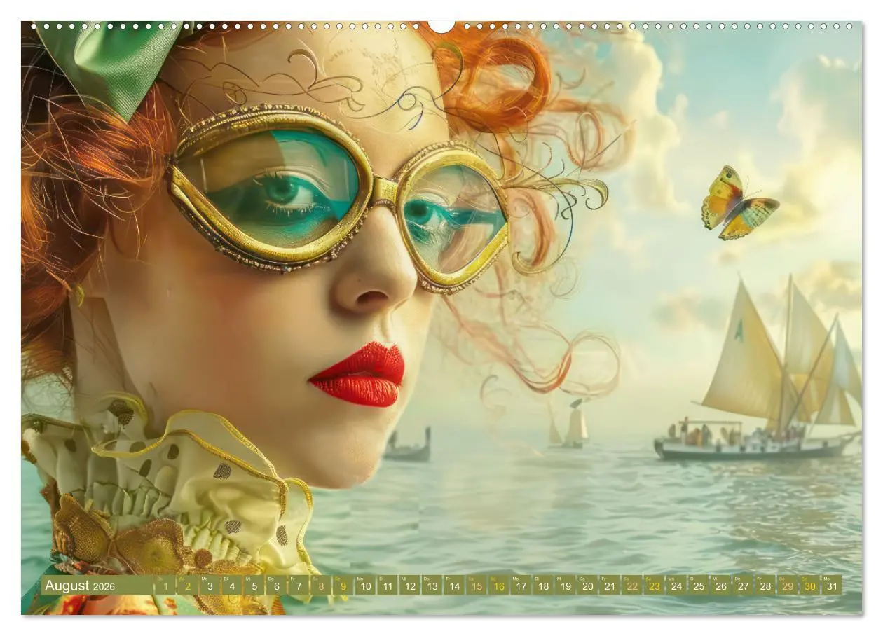 Bild: 9783457367742 | Theatralische surreale Szenen im venezianischen Stil (Wandkalender...