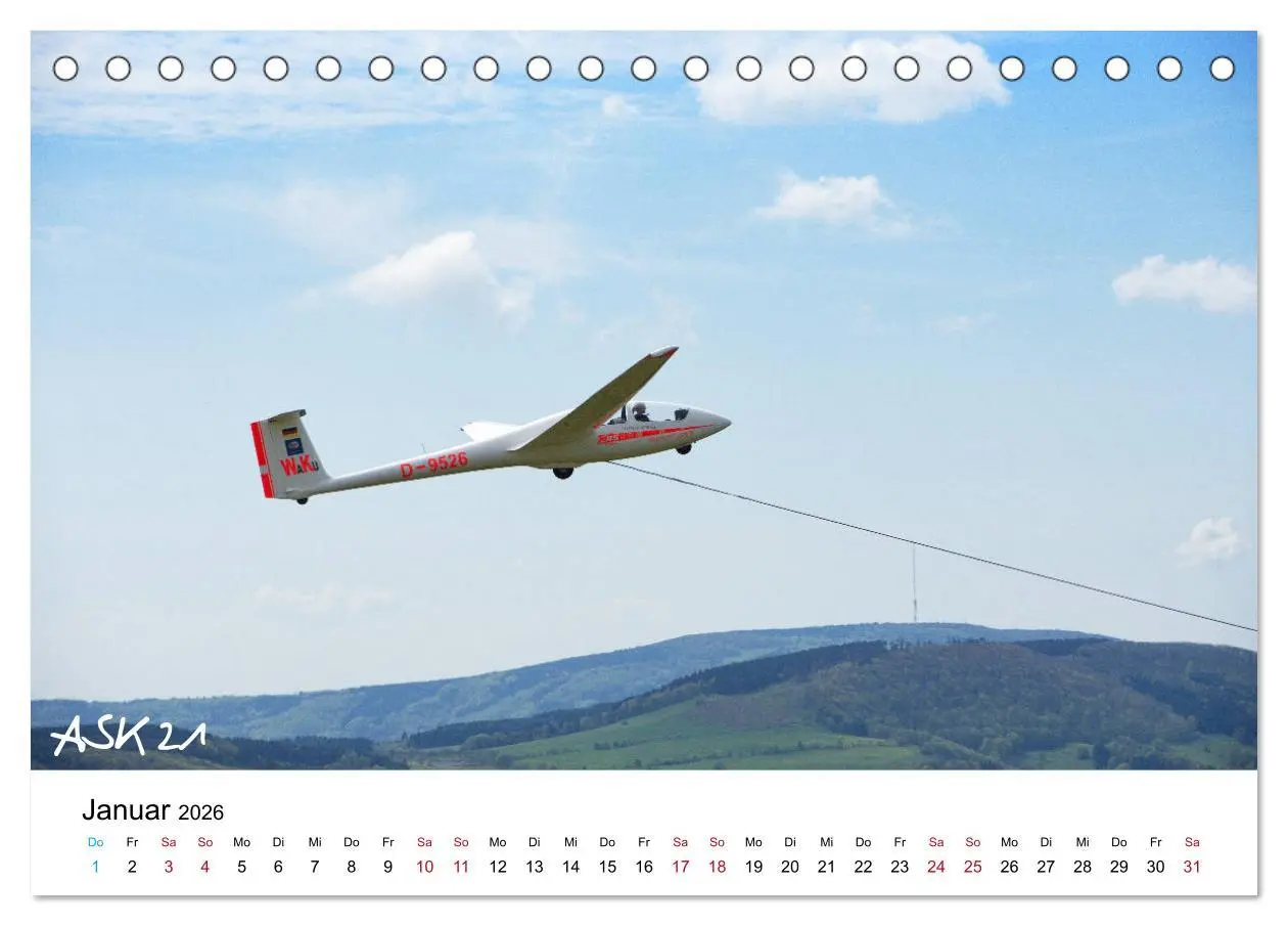 Bild: 9783457747742 | Flugzeuge auf der Wasserkuppe 2026 (Tischkalender 2026 DIN A5...
