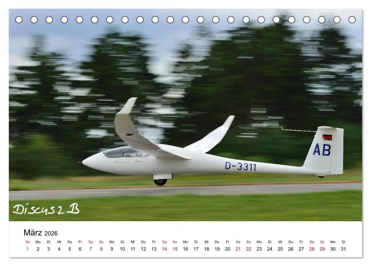 Bild: 9783457747742 | Flugzeuge auf der Wasserkuppe 2026 (Tischkalender 2026 DIN A5...