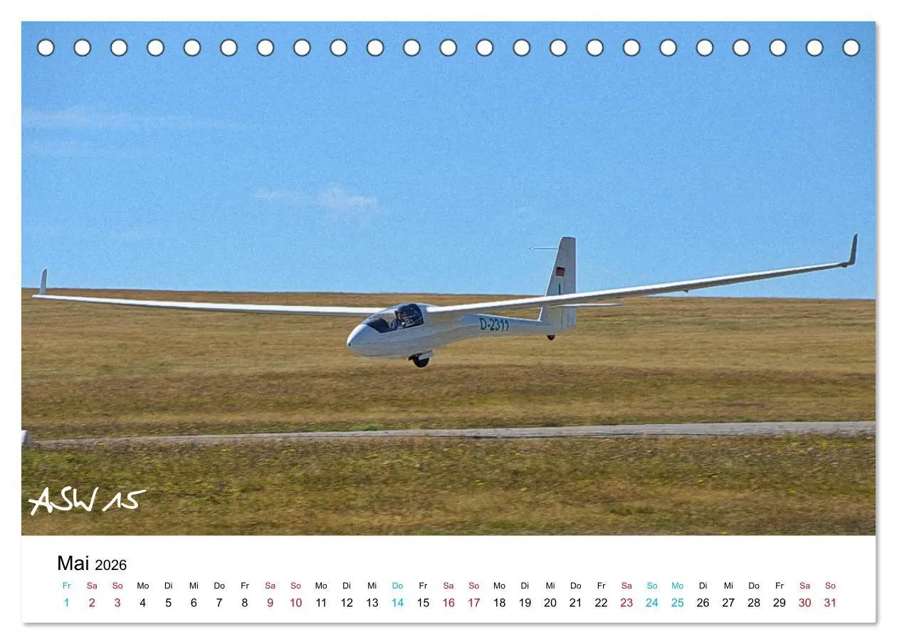 Bild: 9783457747742 | Flugzeuge auf der Wasserkuppe 2026 (Tischkalender 2026 DIN A5...