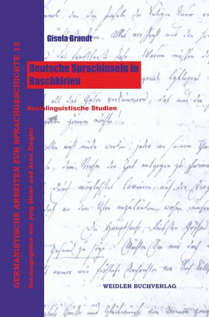 Cover: 9783896937742 | Deutsche Sprachinseln in Baschkirien | Soziolinguistische Studien