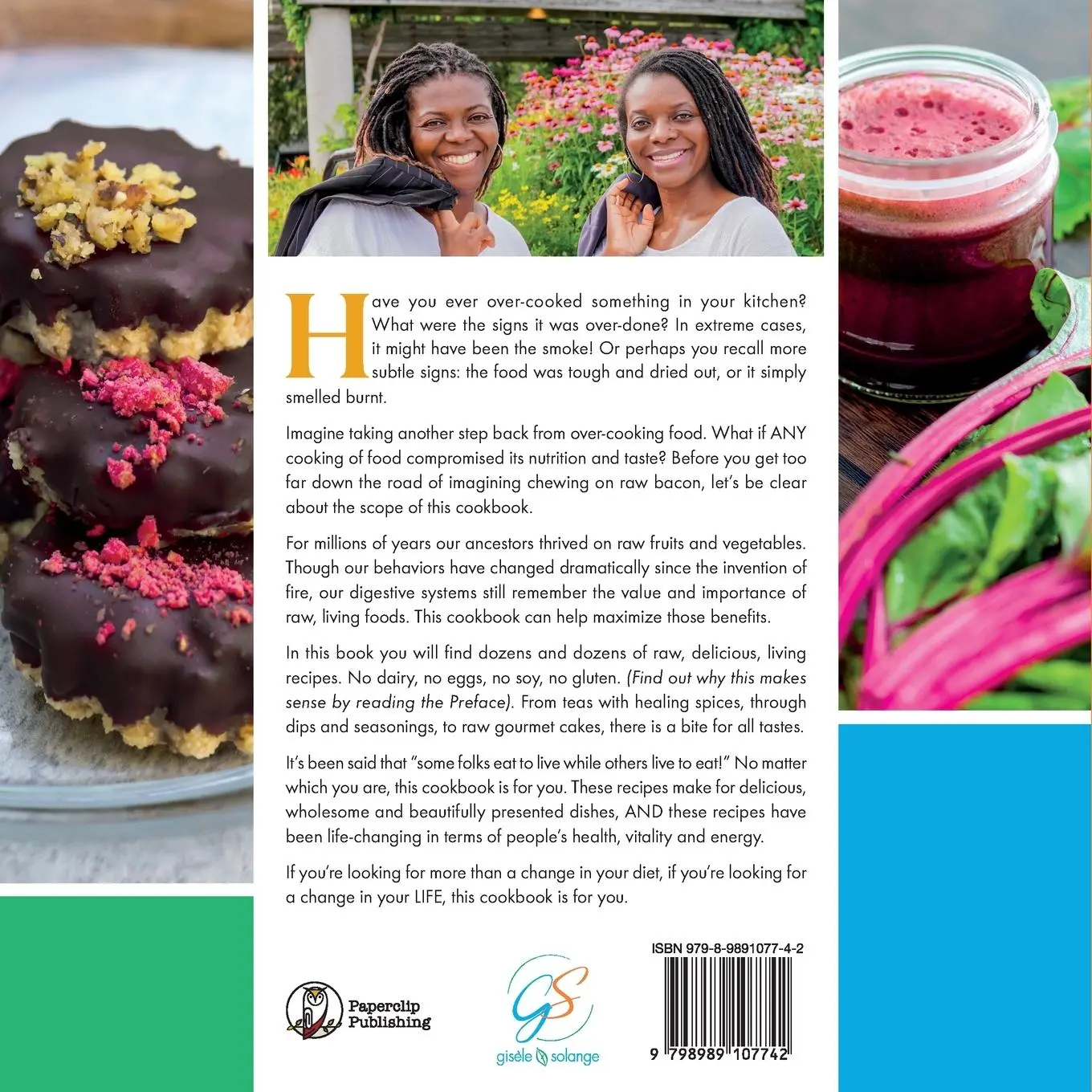 Rückseite: 9798989107742 | RAW FOOD RECIPES | Gisèle Adechian (u. a.) | Taschenbuch | Englisch
