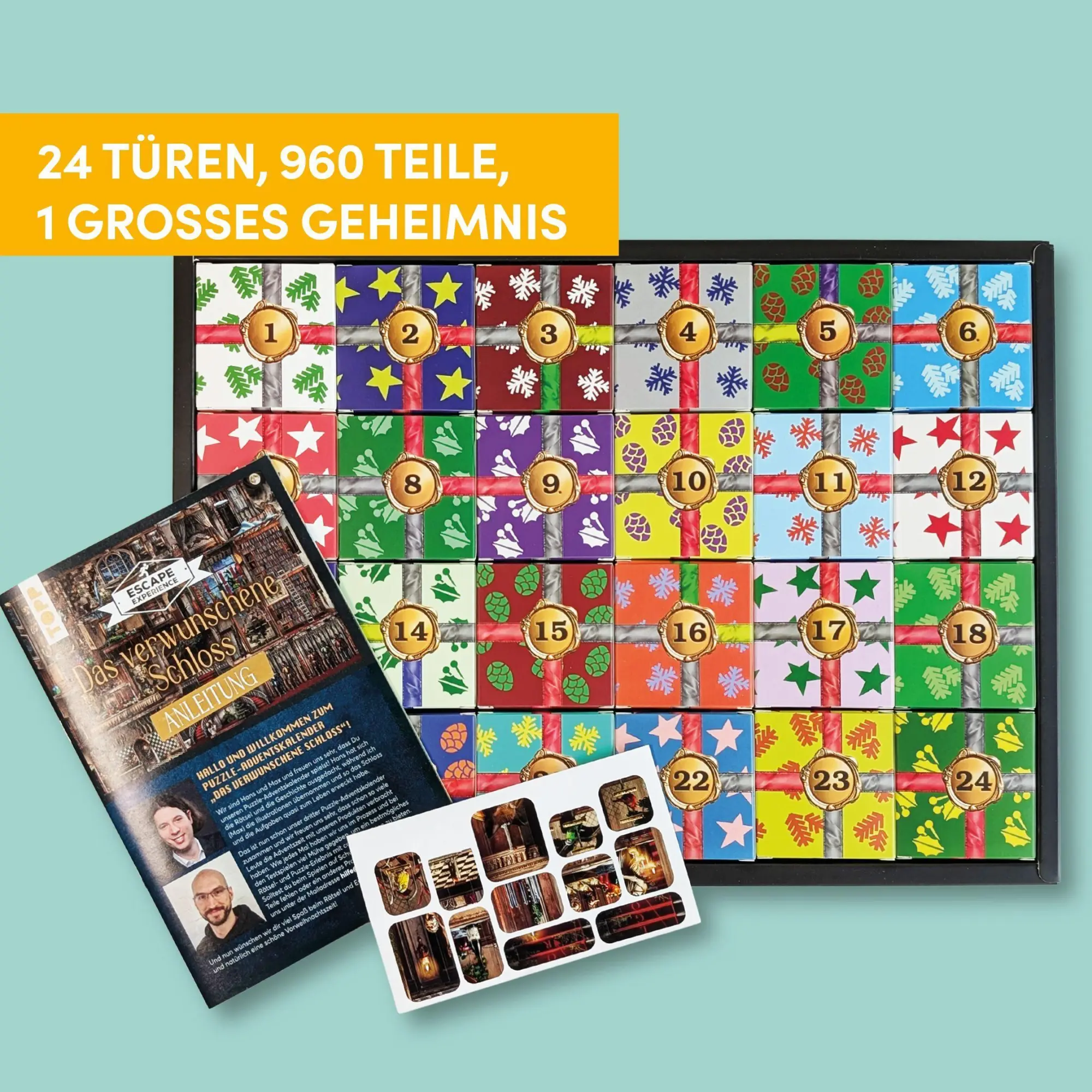 Bild: 4007742187842 | Puzzle-Rätsel-Adventskalender: Das verwunschene Schloss - 24...